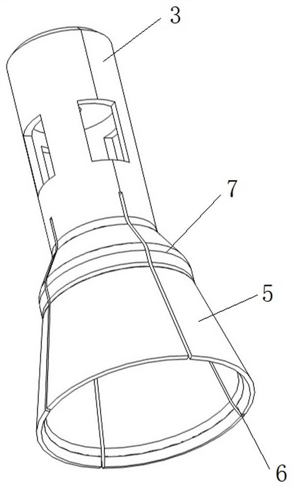 Sample injection bottle grabbing cover opening and closing mechanism