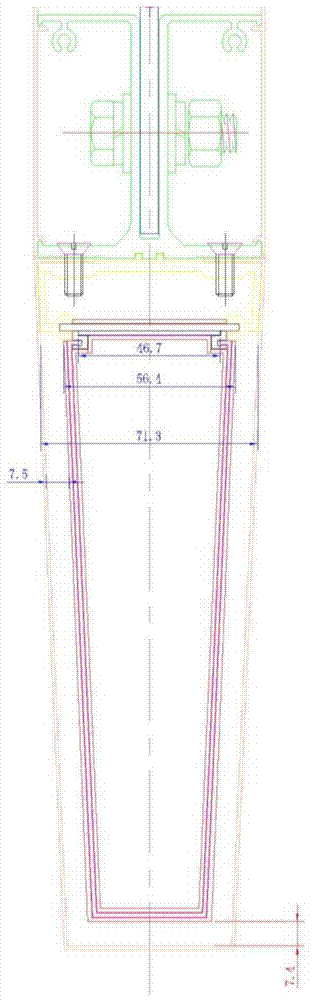 Installation mode of LED lamps