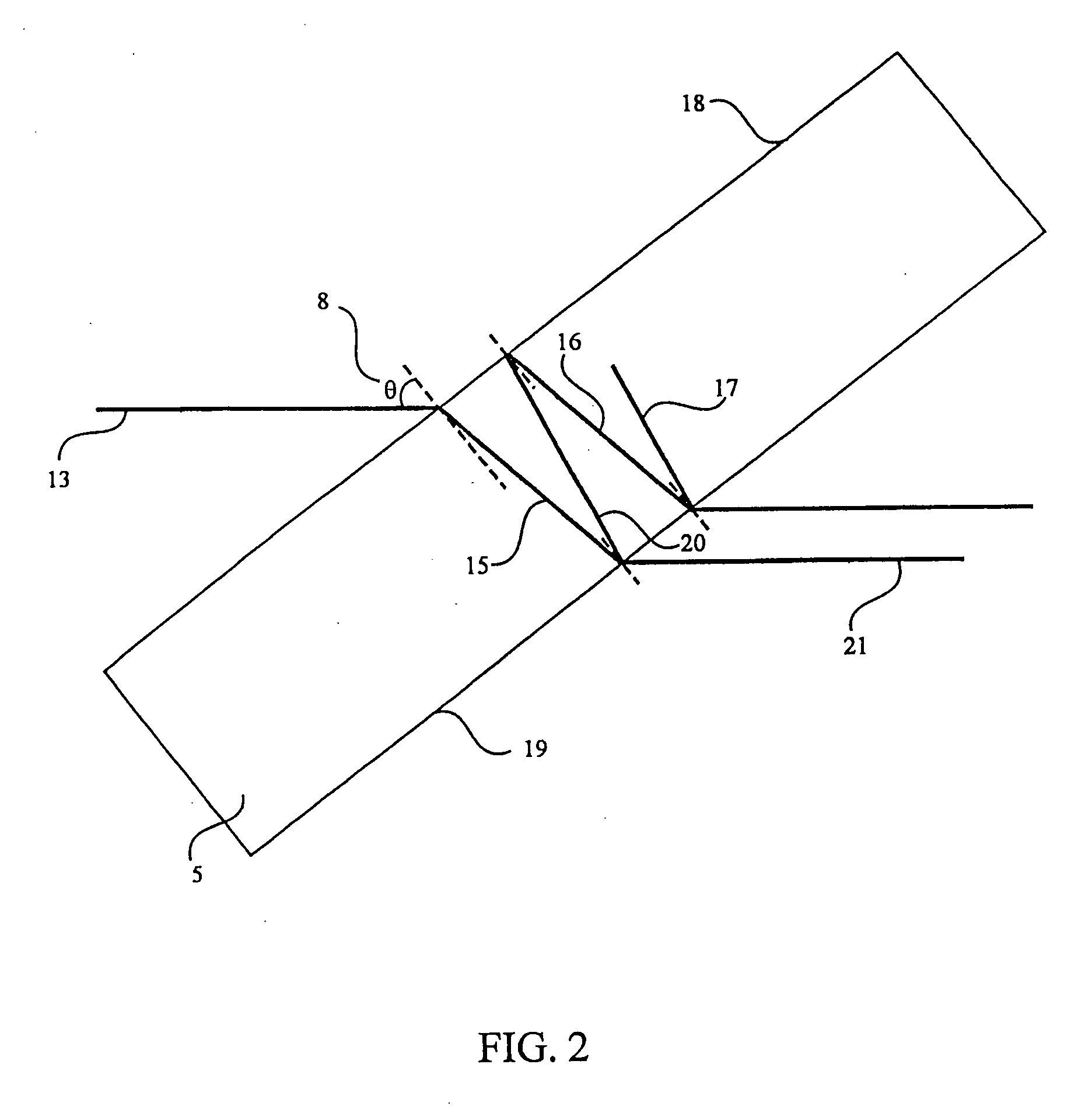 Interferometric system for the simultaneous measurement of the index of refraction and of the thickness of transparent materials, and related procedure