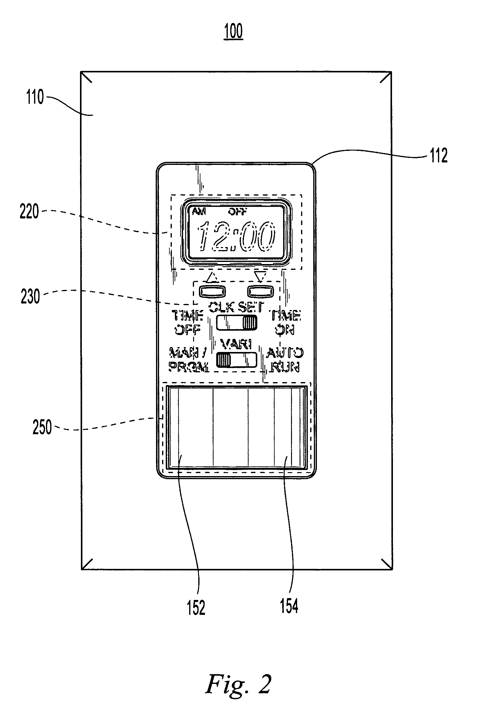 Automatic and manual wall switch device