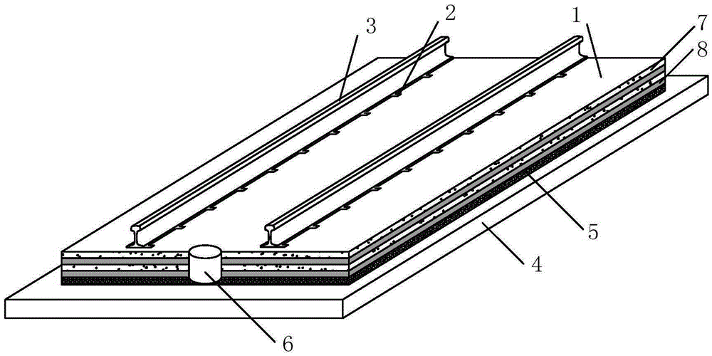 Track board with periodic structure characteristics and track board damping system