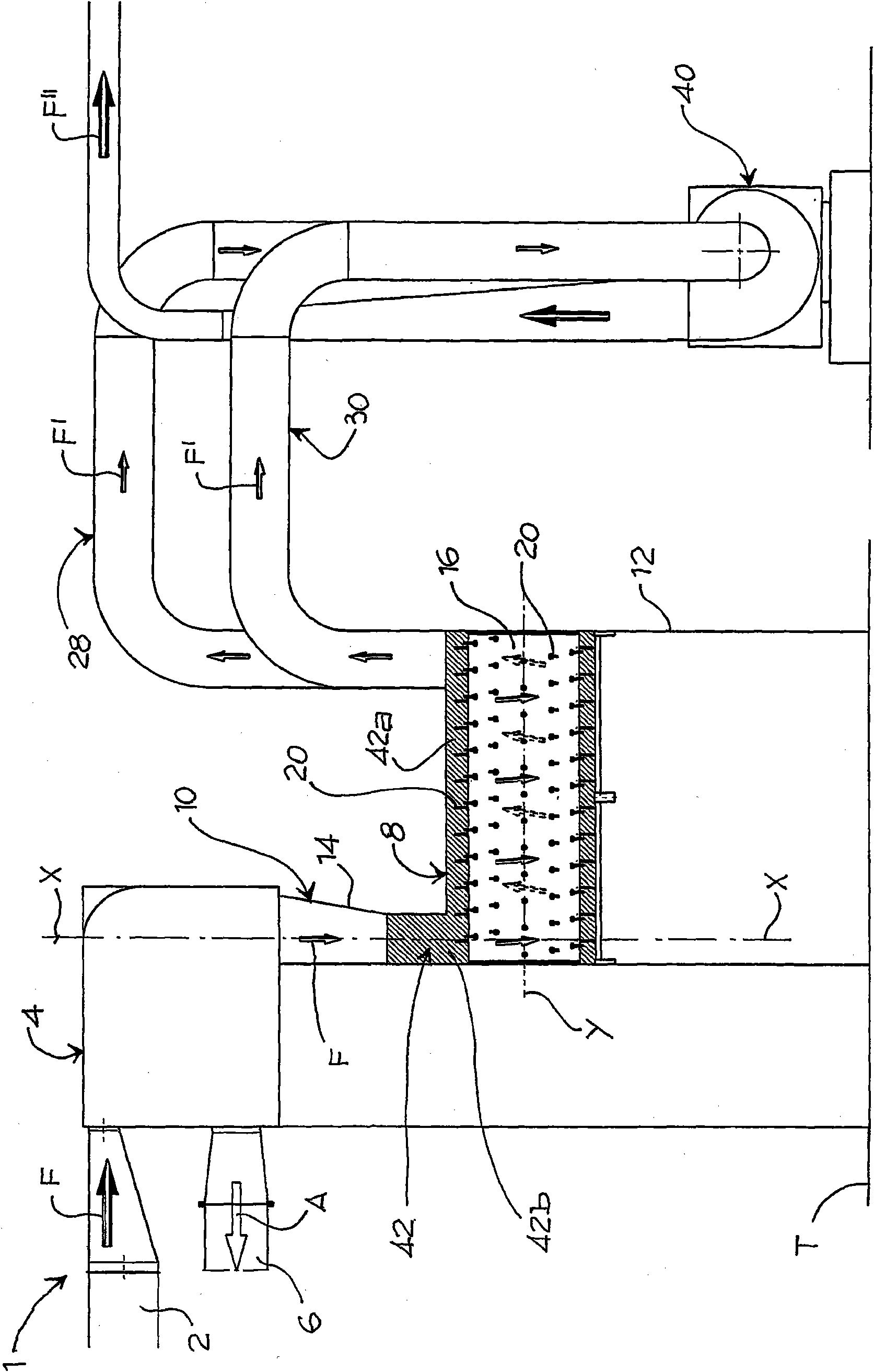 Axial opener for the treatment of fiber tufts
