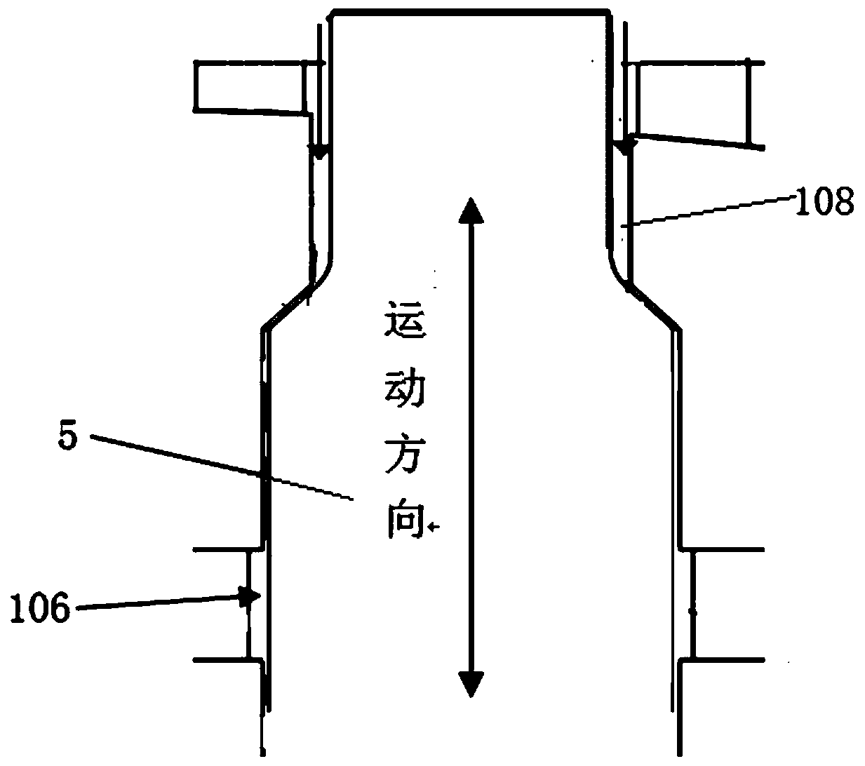 An ultrasonic impact shot peening device