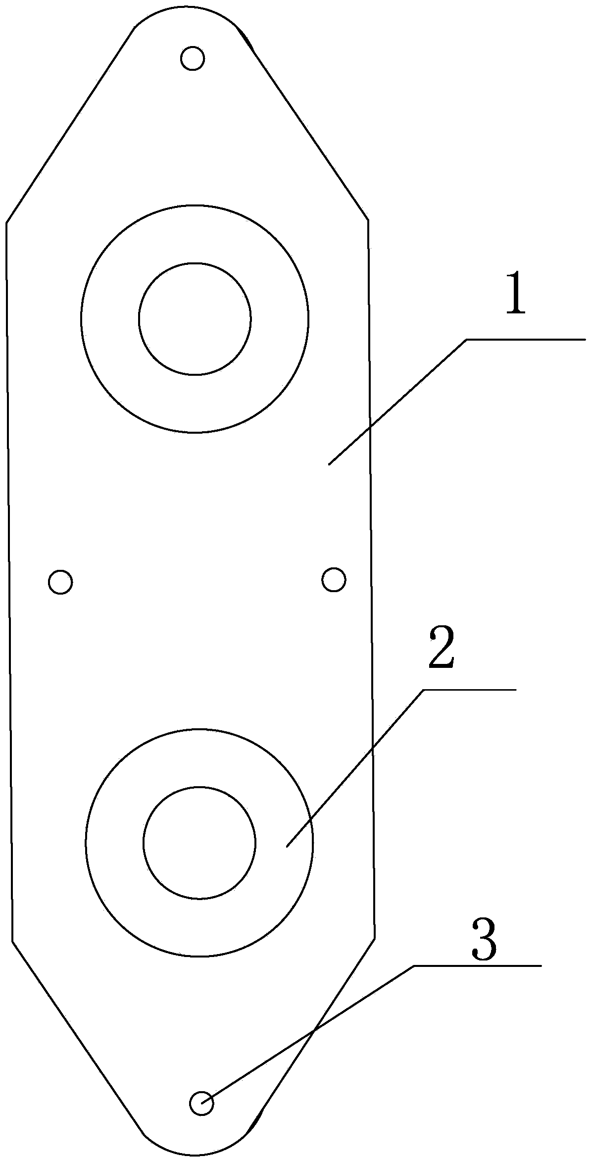Machining method for nut plate