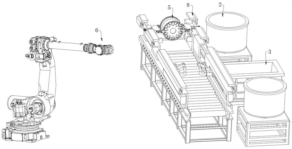 New energy automobile hub grinding device