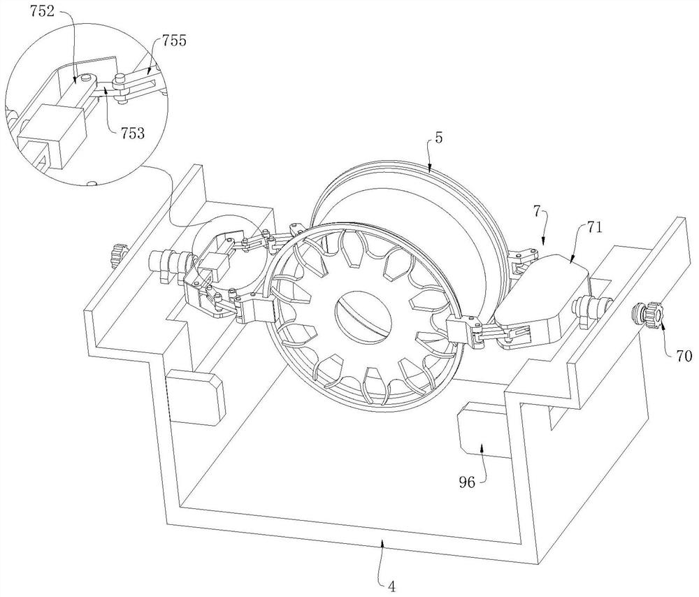 New energy automobile hub grinding device