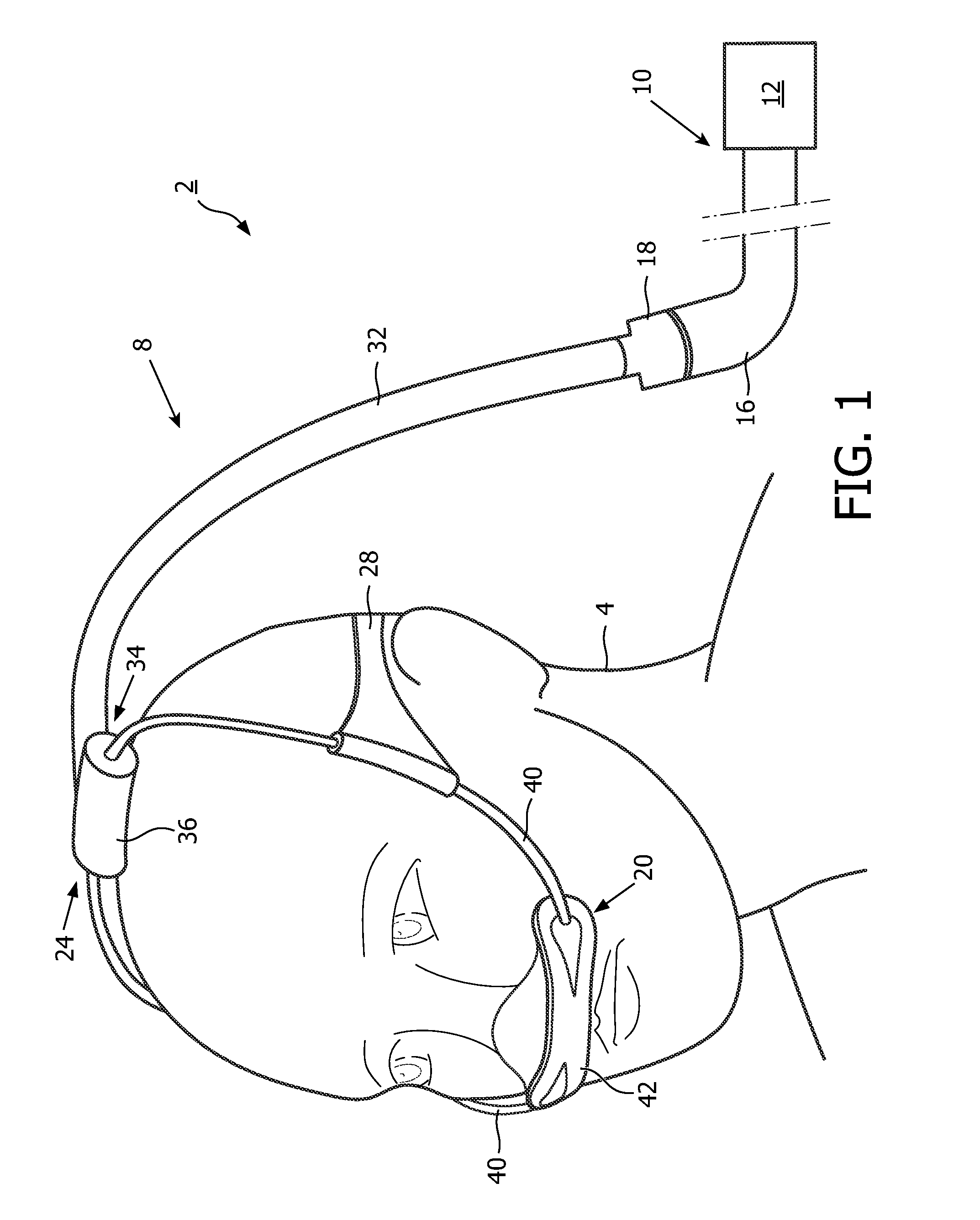 Sensor and valve integrated into a patient interface