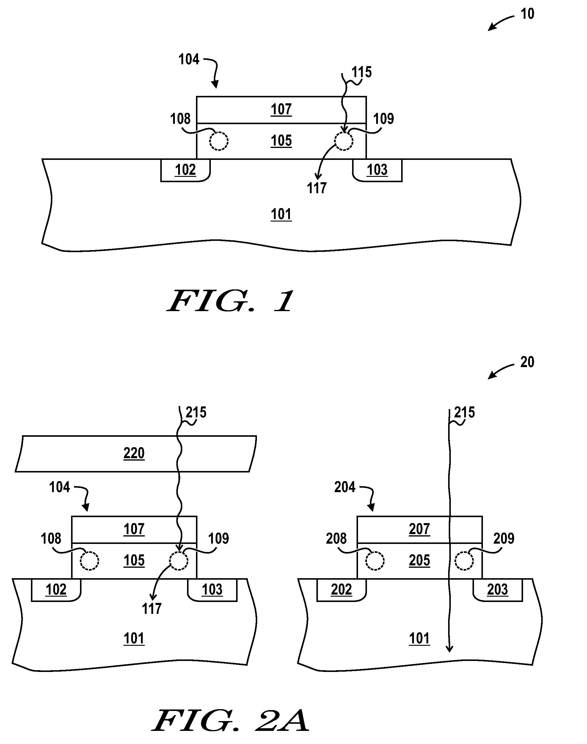 Radiation detecting device and method of operating