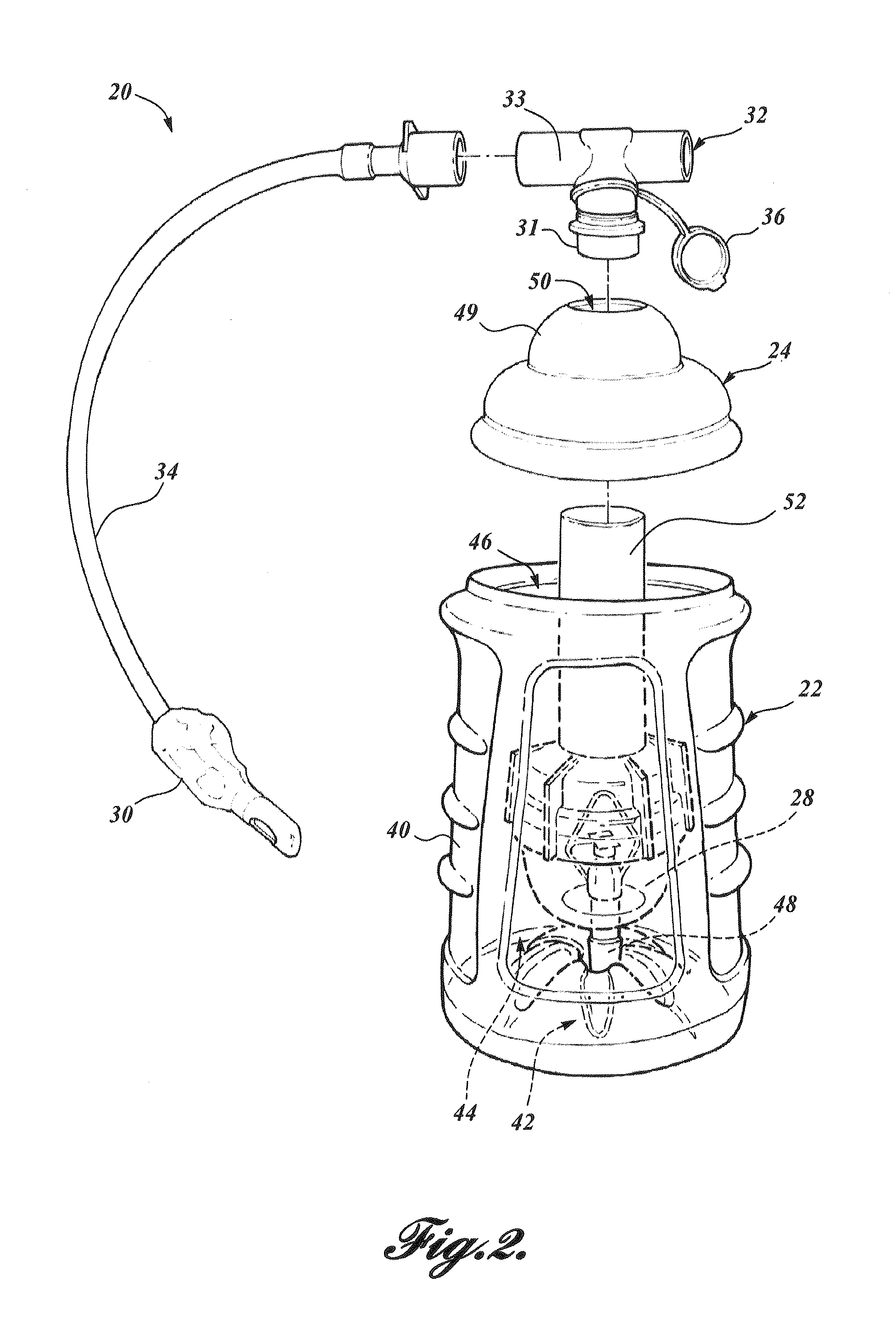 Thermal material nebulizing system