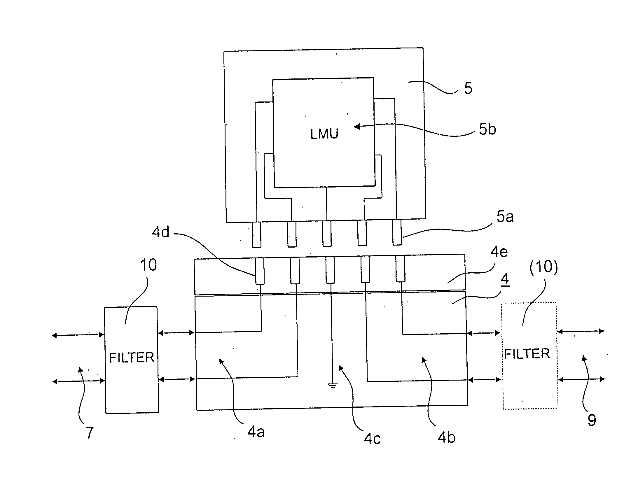 Method and apparatus for spectral containment over telephone service lines