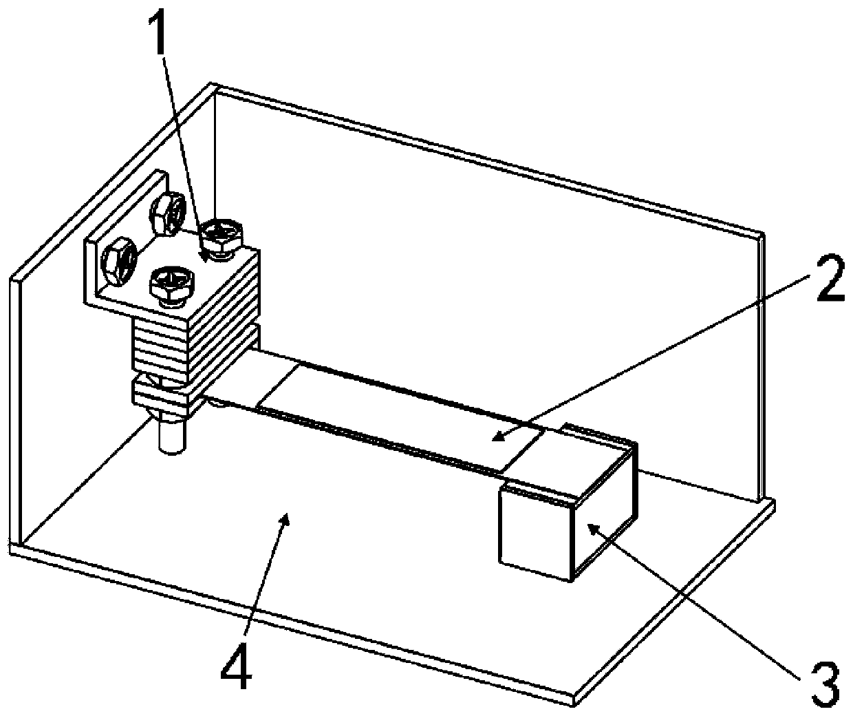 Stepless continuous tuning piezoelectric low amplitude vibration energy harvester