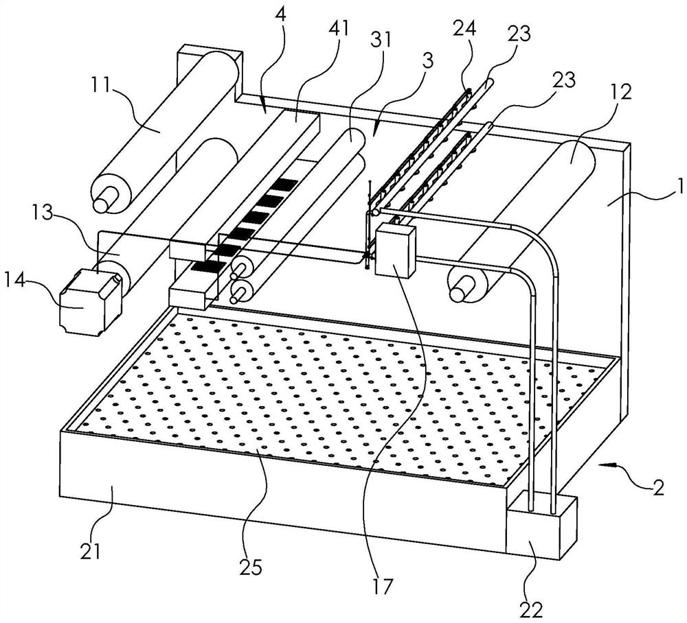 Water-saving printing and dyeing equipment