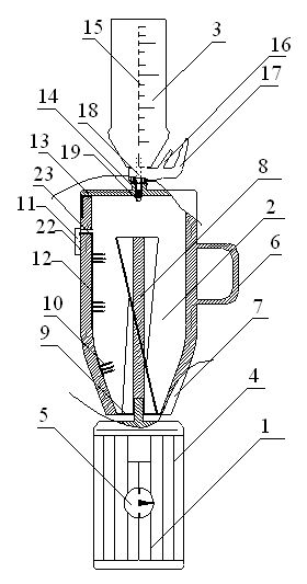 Device and method for preparing remolded soil with specific water content