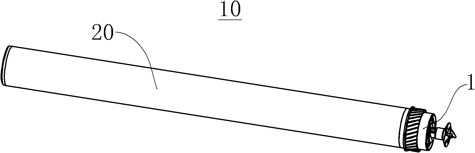 Rotating driving force receiver and drive component