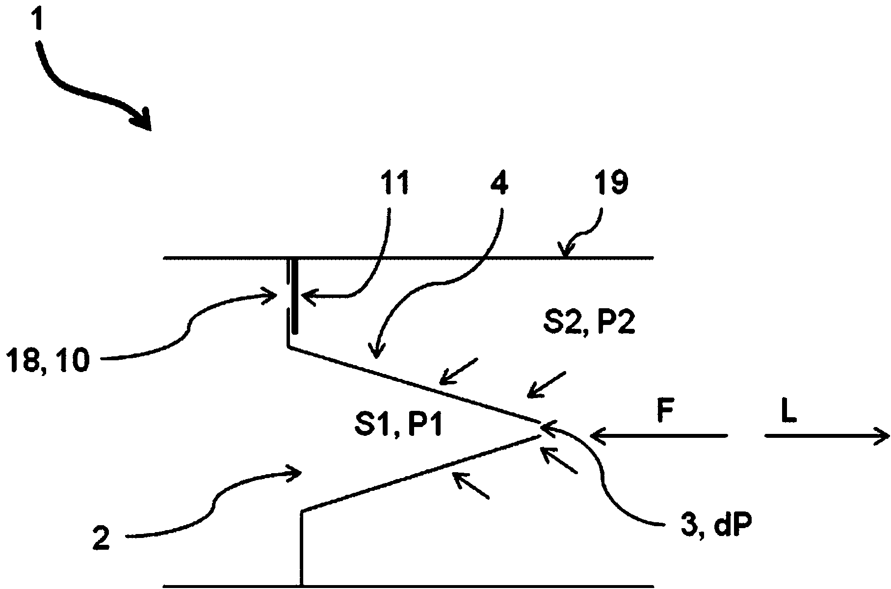 Valve and solar collector device which operate according to the thermosiphon principle