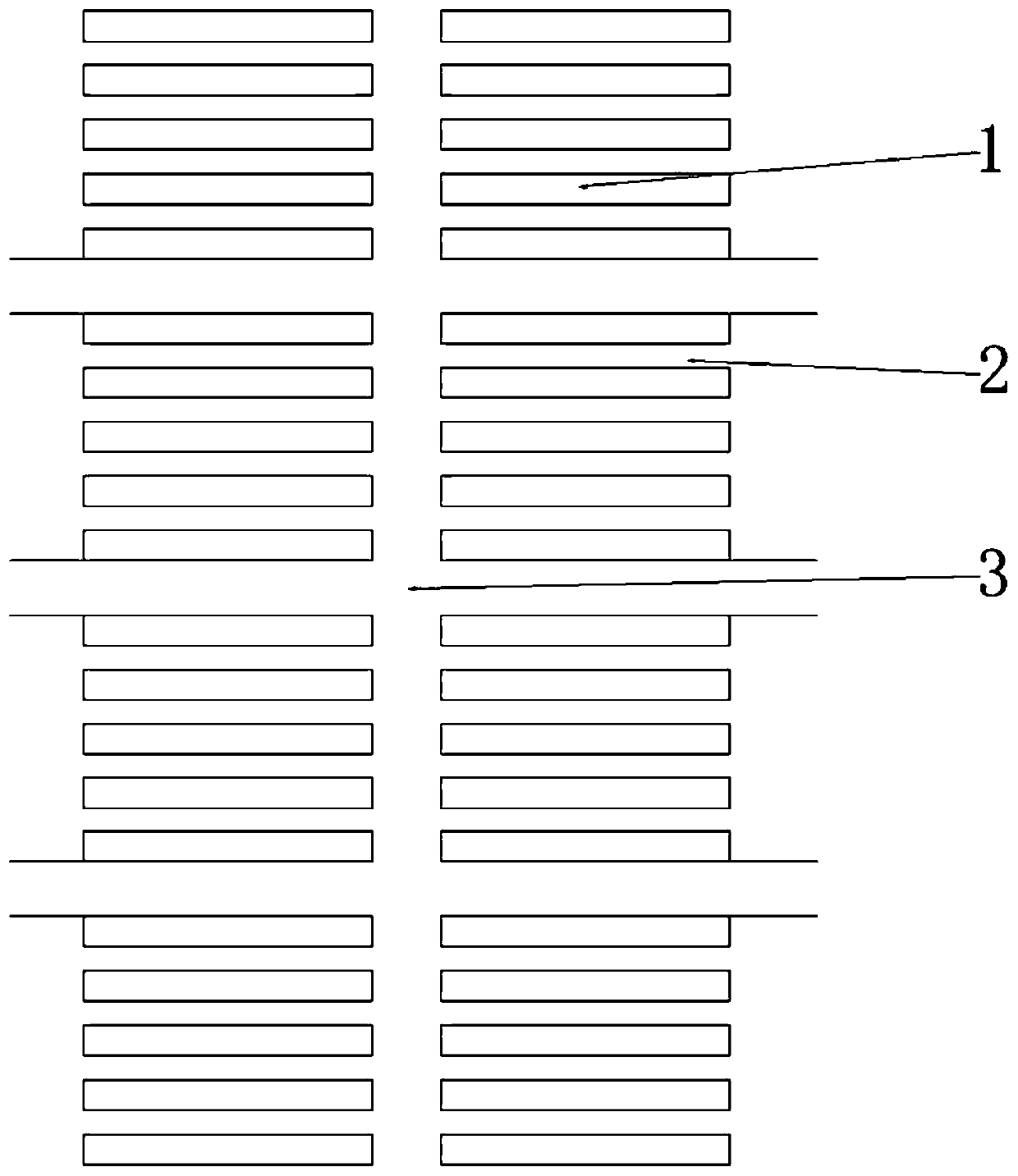 Three-dimensional planting method of tea garden