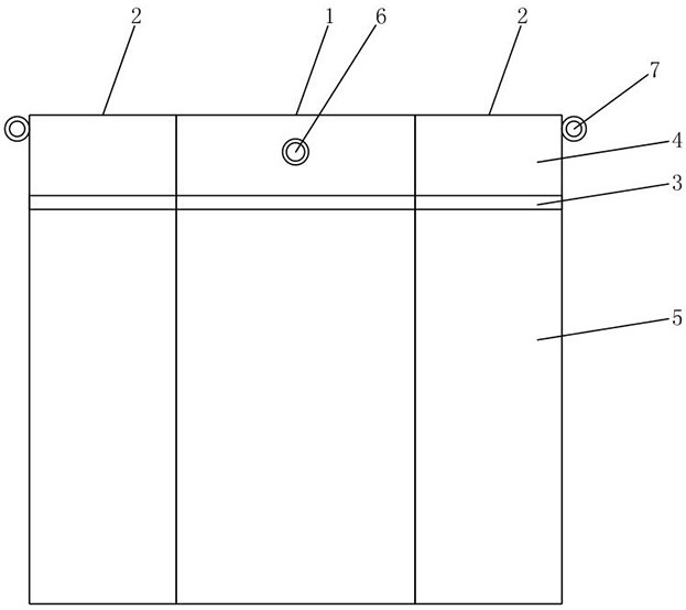 A construction method of special-shaped tree holes based on the wind rose diagram of the tree planting area