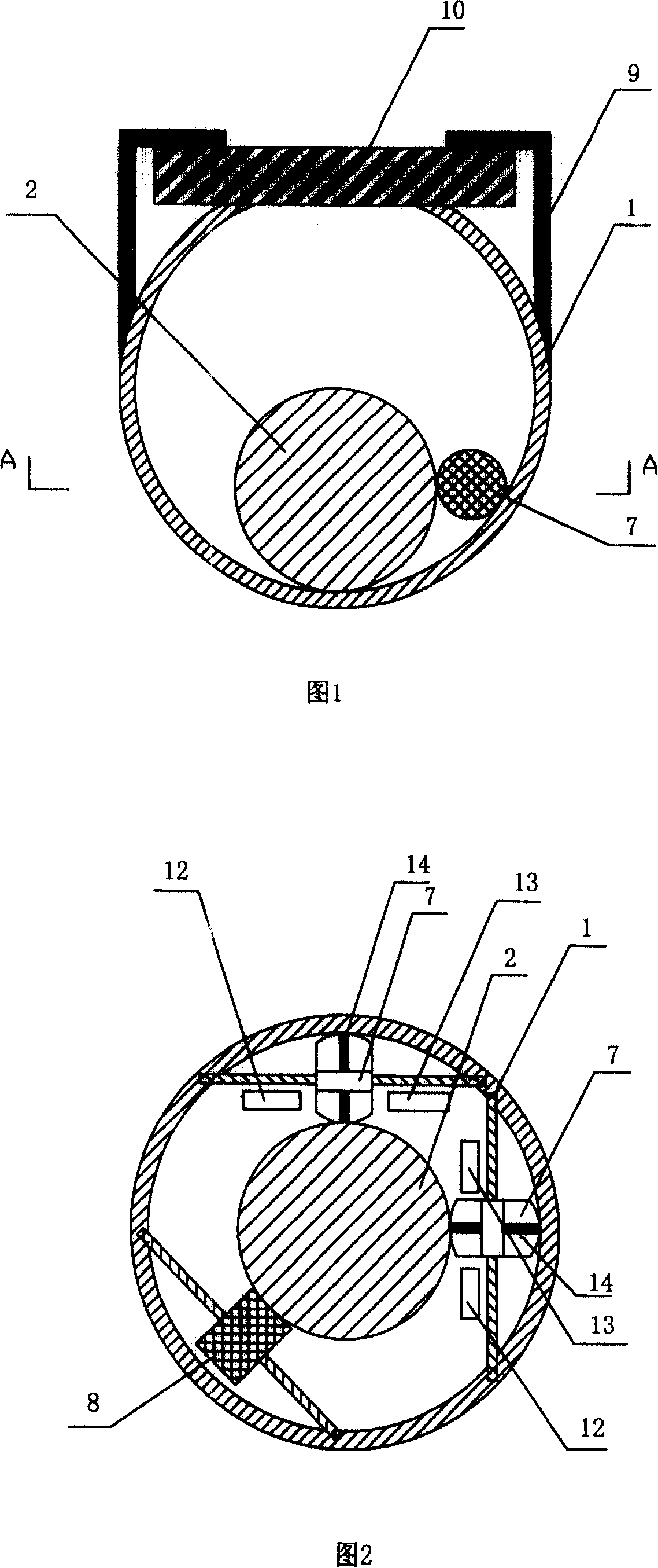 Displacement speed sensor and off-table type mouse