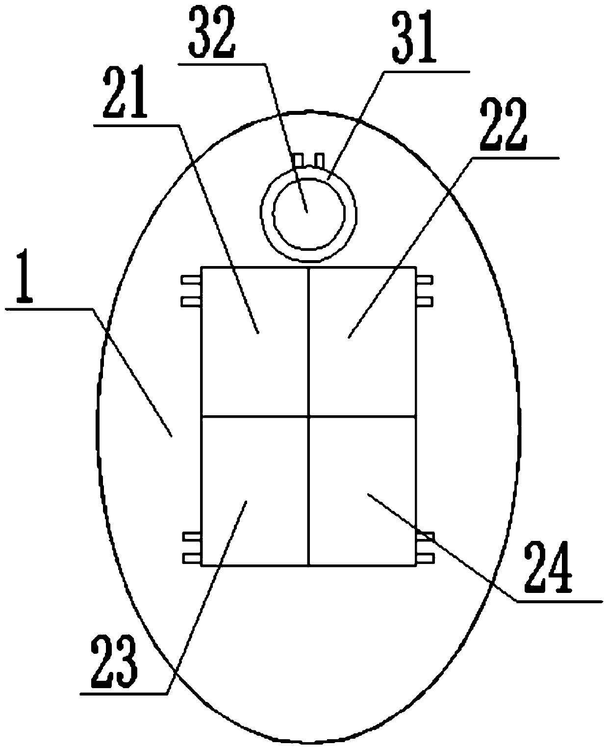 Adjustable prone position ventilation cushion