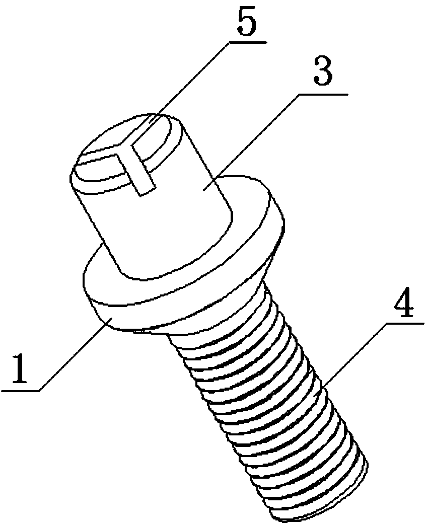 Anti-theft bolt for vehicle tyre and special sleeve matched with anti-theft bolt