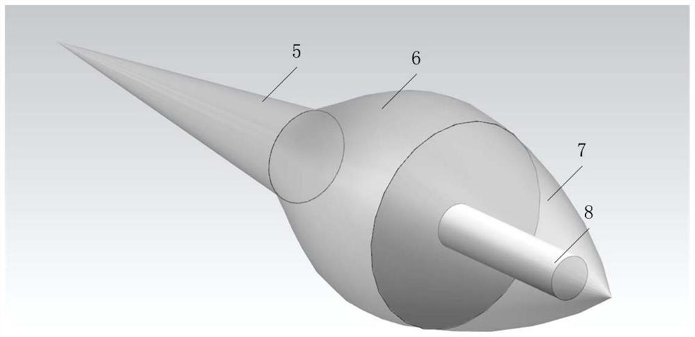 Series turbine/bimodal ramjet combined engine modal conversion device