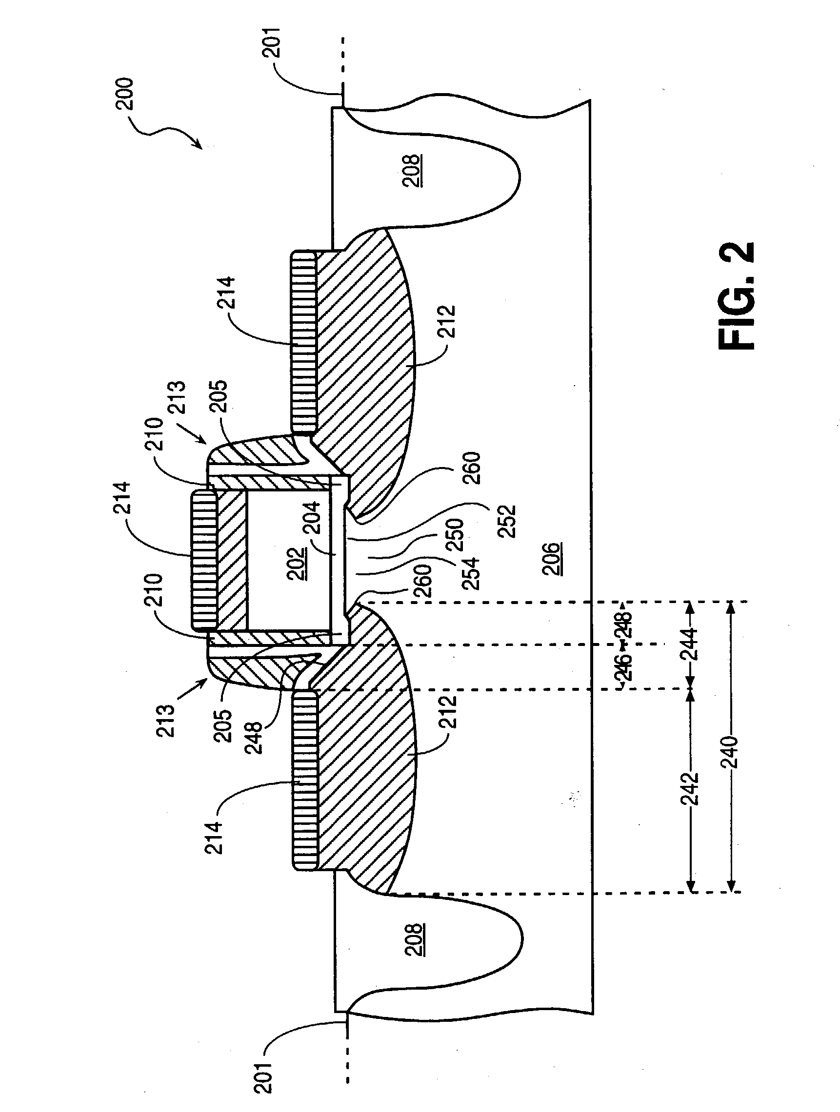 Novel MOS transistor structure and method of fabrication