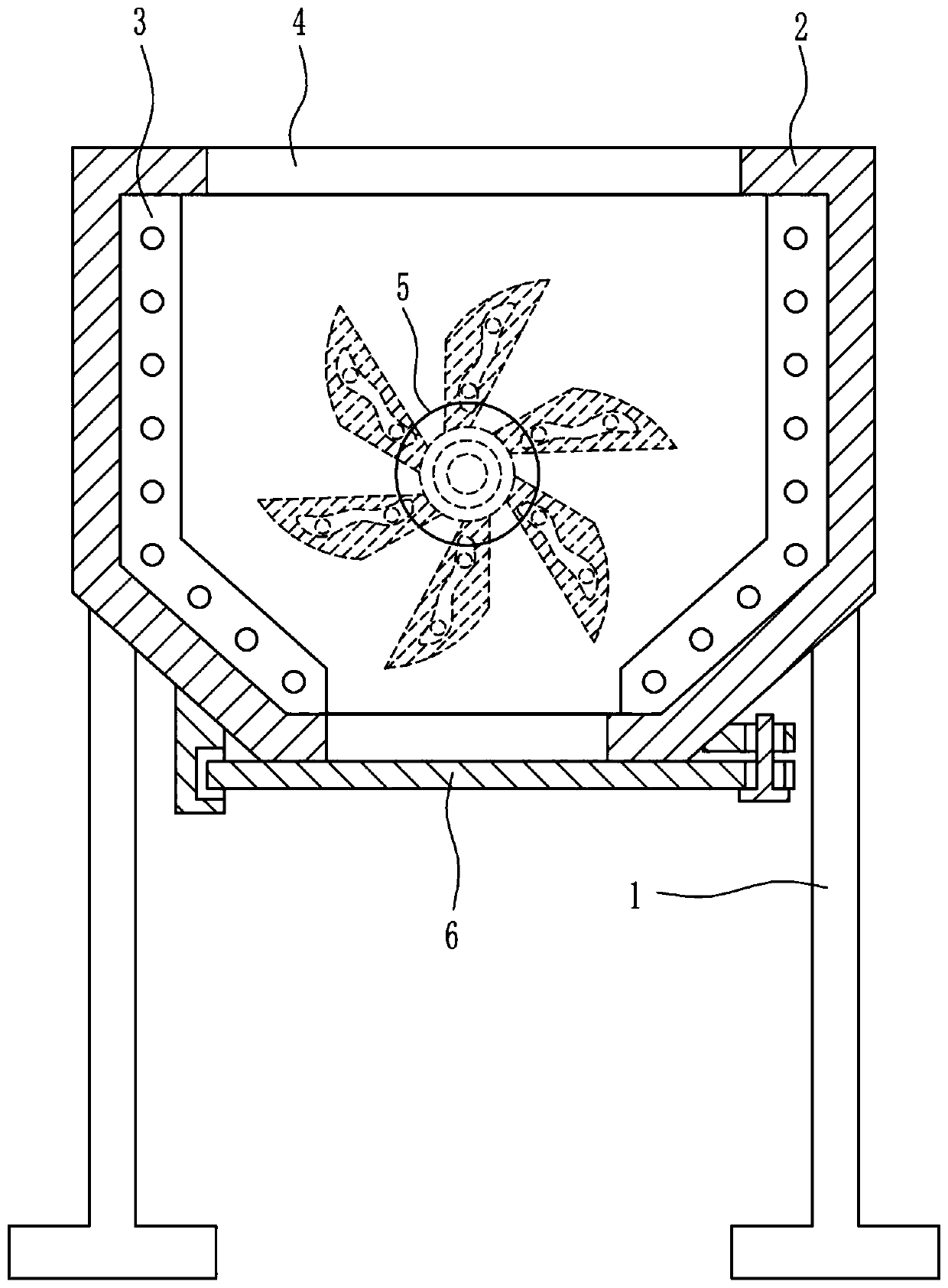 A kind of degaussing treatment equipment for recycling old car audio