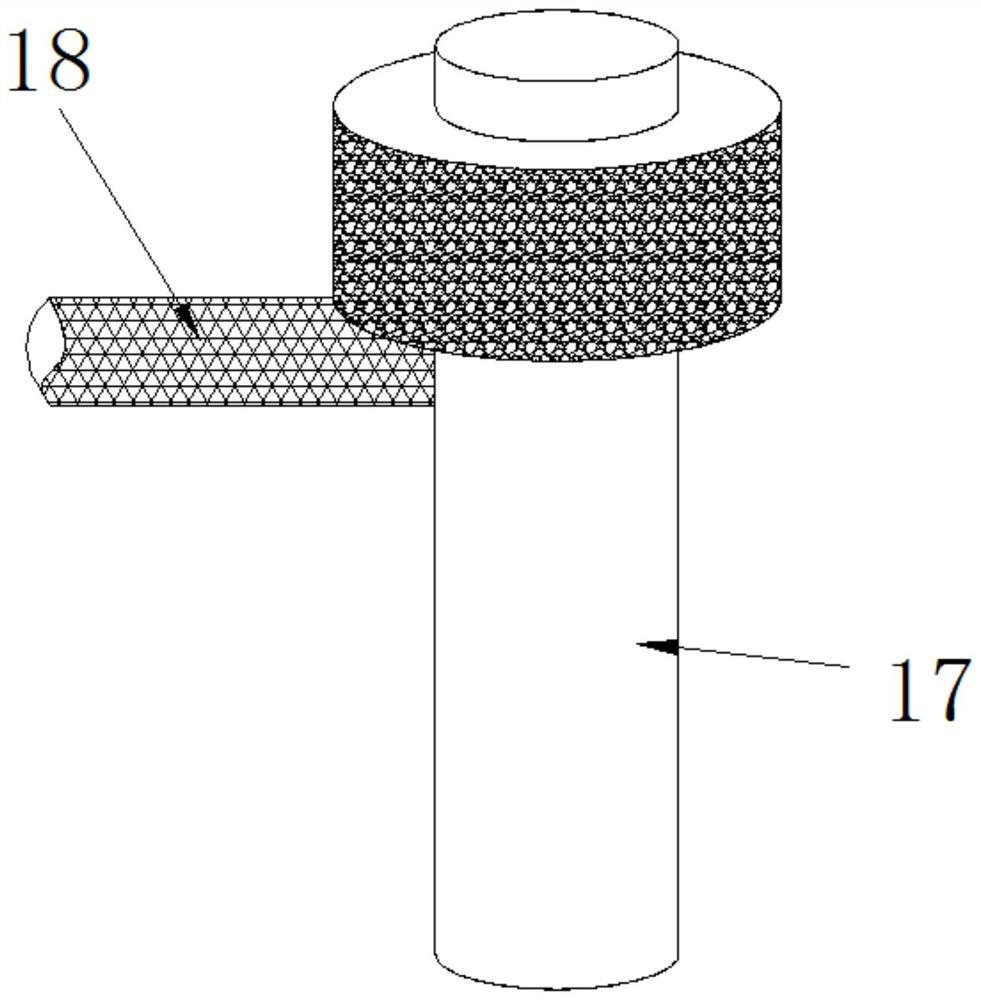 Sedimentation device for sewage treatment