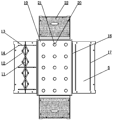 Detachable polymer circulation box capable of being repeatedly recycled