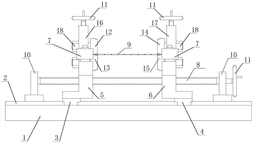 A deburring machine for deburring the edge of copper strip