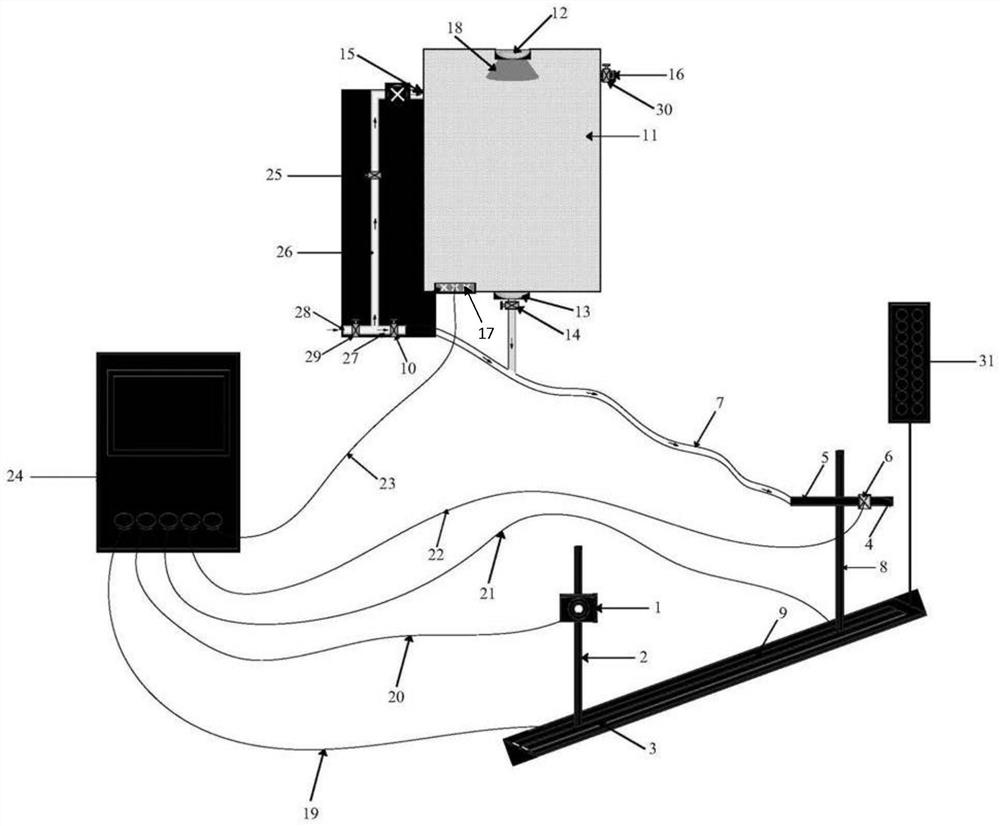 An automatic sandblasting device and sandblasting method