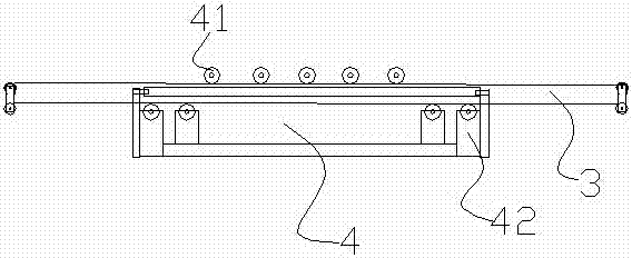 Belt conveyor over track transport device