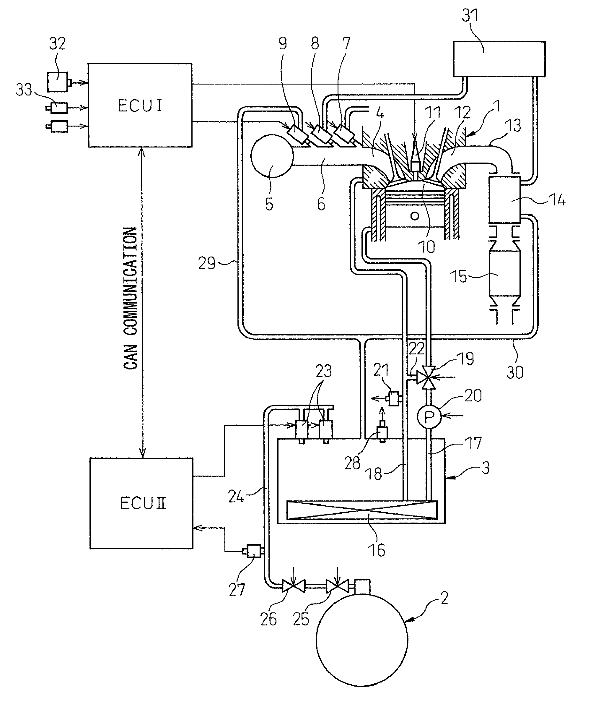 Control device of an internal combustion engine