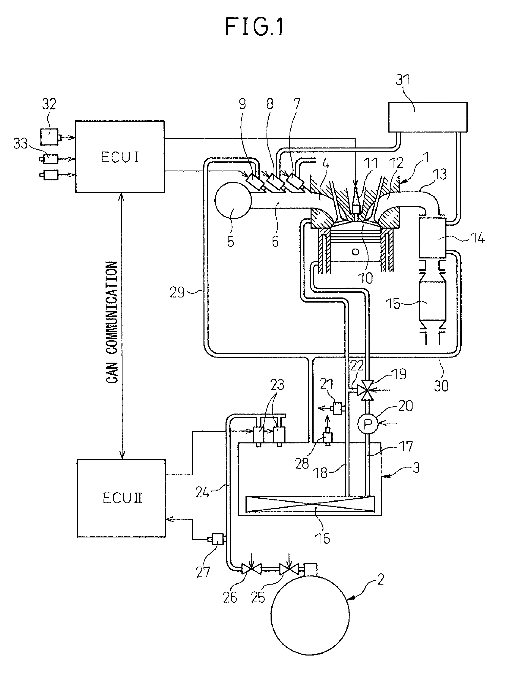 Control device of an internal combustion engine