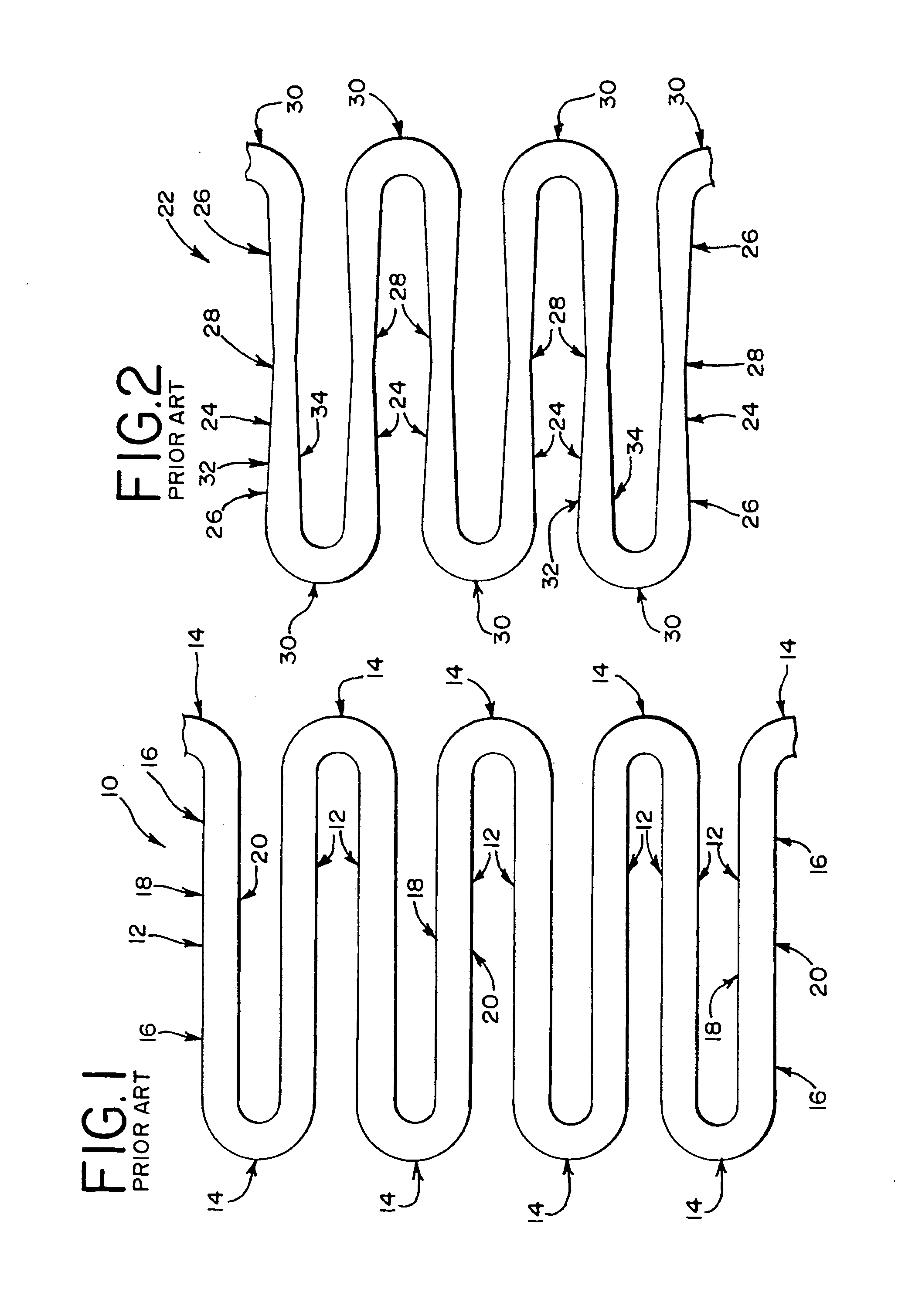 Intraluminal device with improved tapered beams