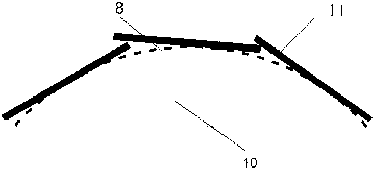 Speed testing device and method of non-spliced large-target surface laser light screen