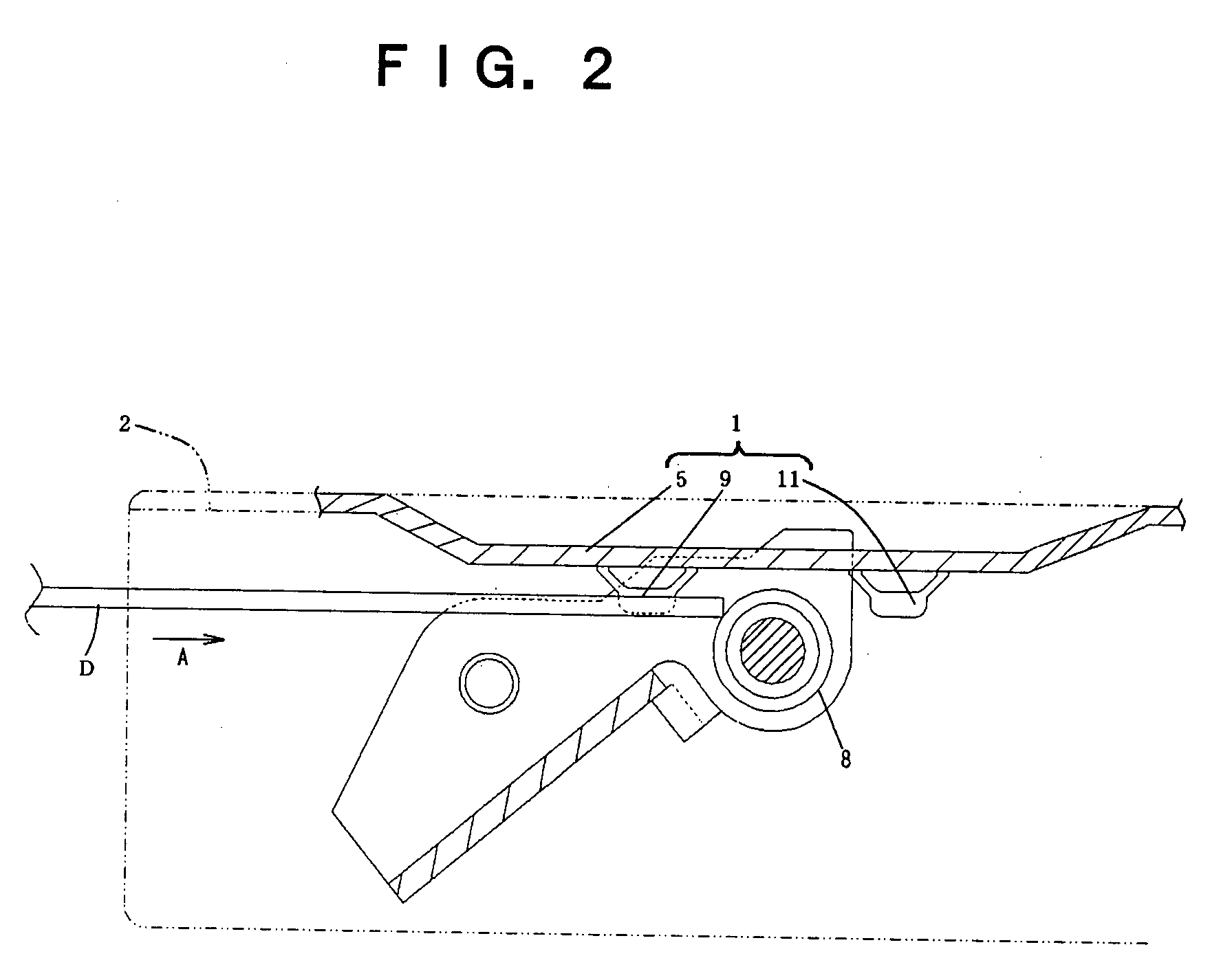 Disc guide of disc carrying device
