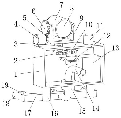 Rotary optical fiber temperature-sensing fire detector