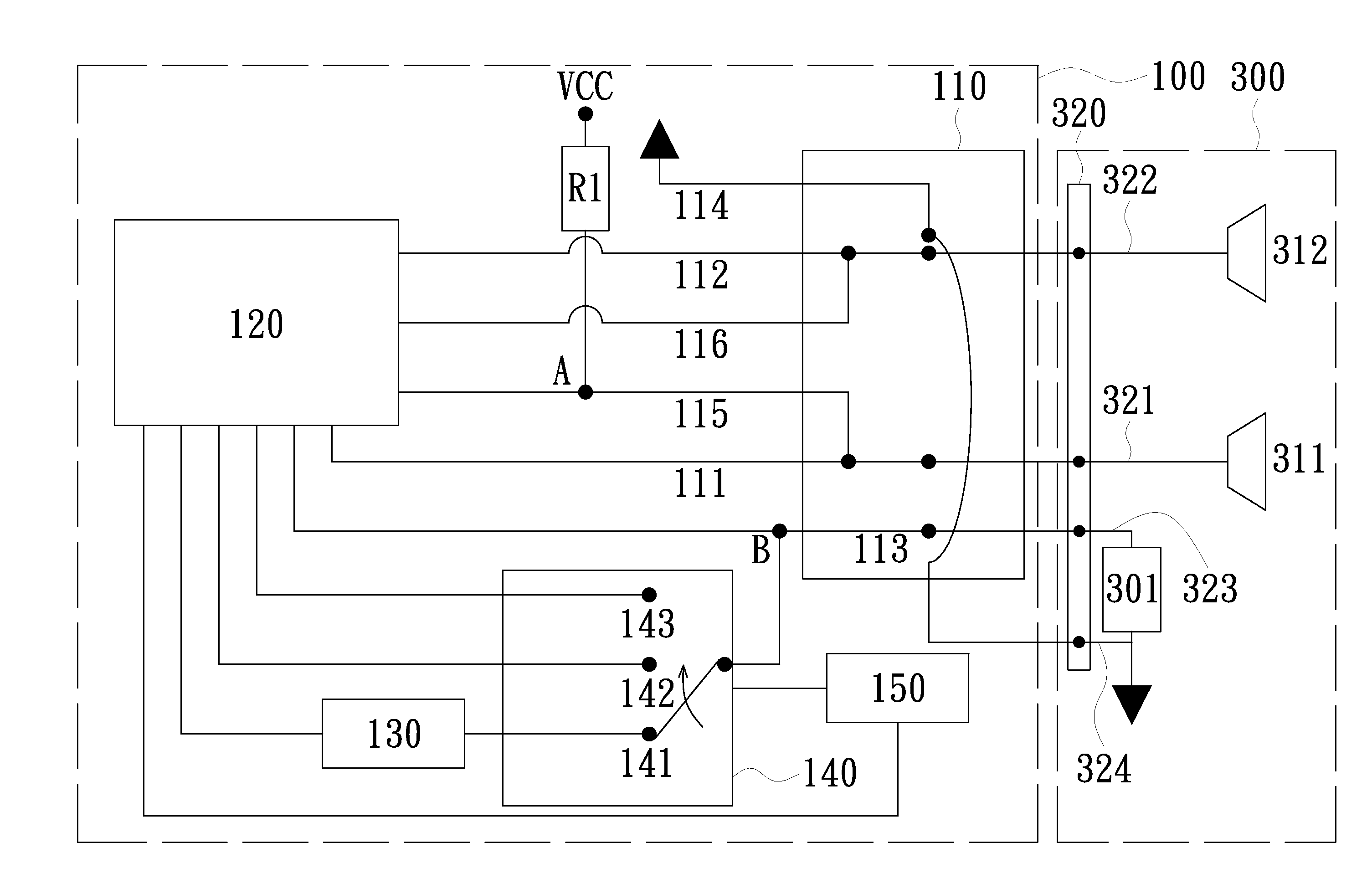 Mobile device and corresponding noise-canceling earphone