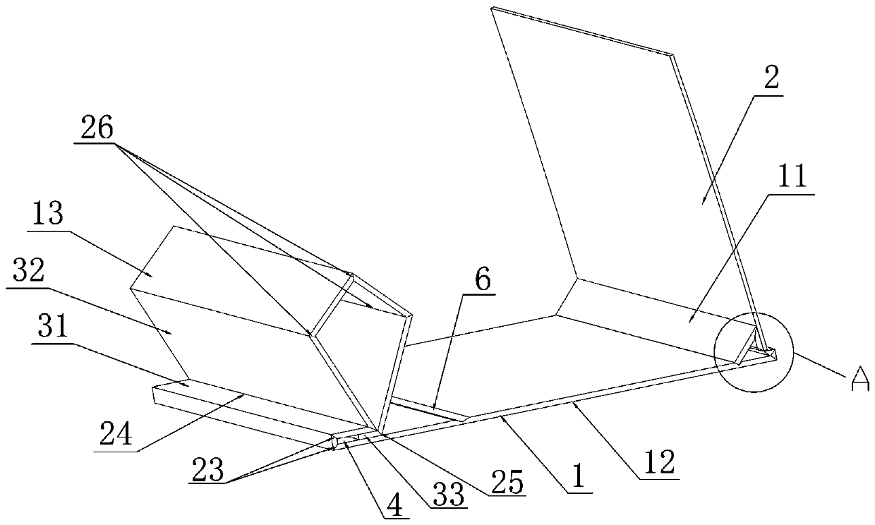 Mobile phone supporting device for mobile phone screen amplifier