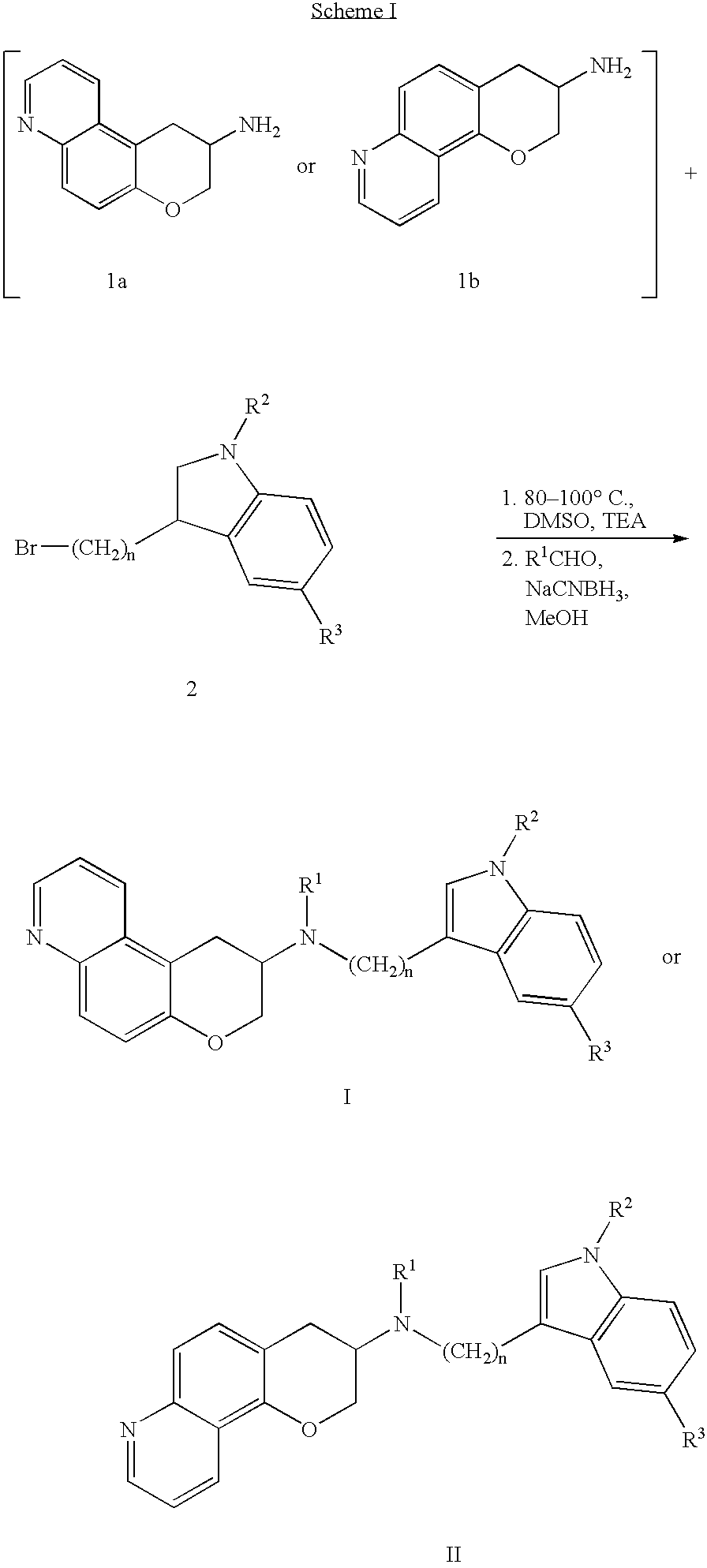 Quinoline 3-amino chroman derivatives