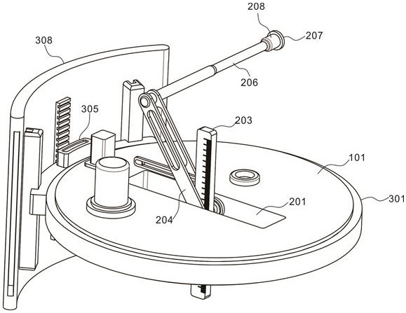 Caliper for measuring gradient of power transmission line tower