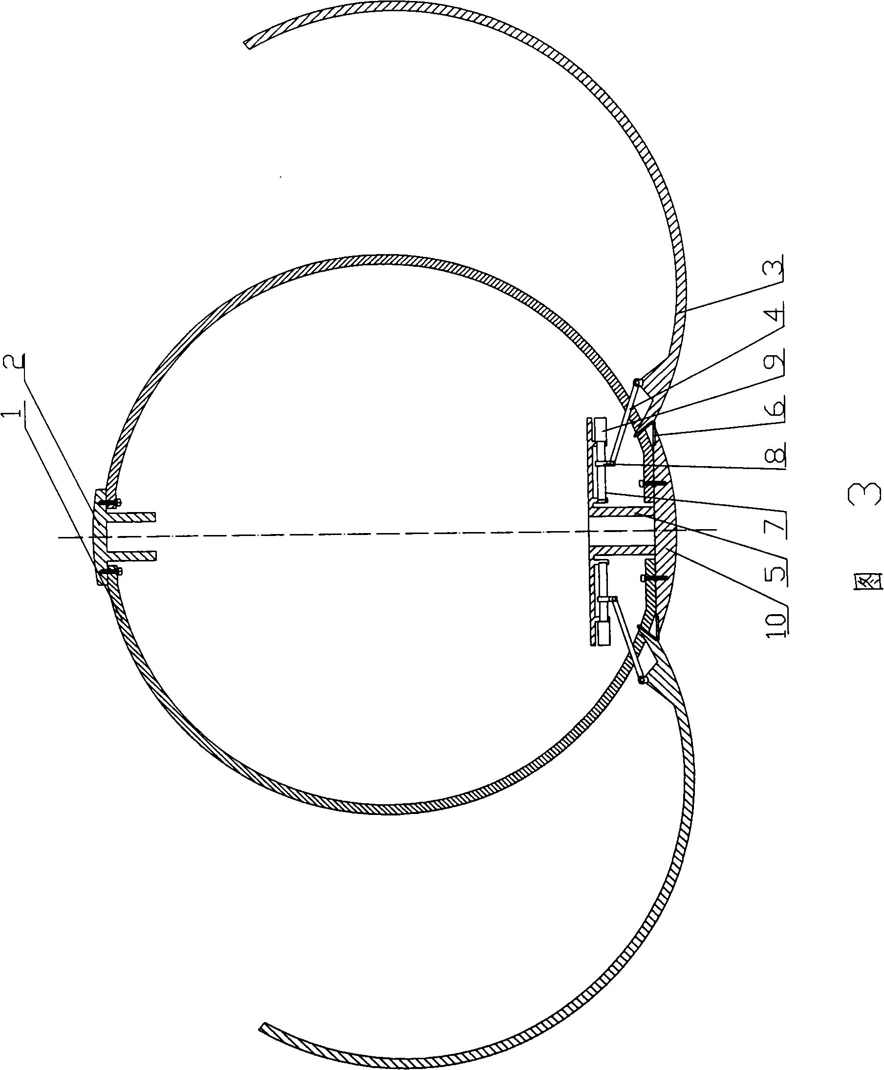 Spherical shell unwinding mechanism of spherical robot