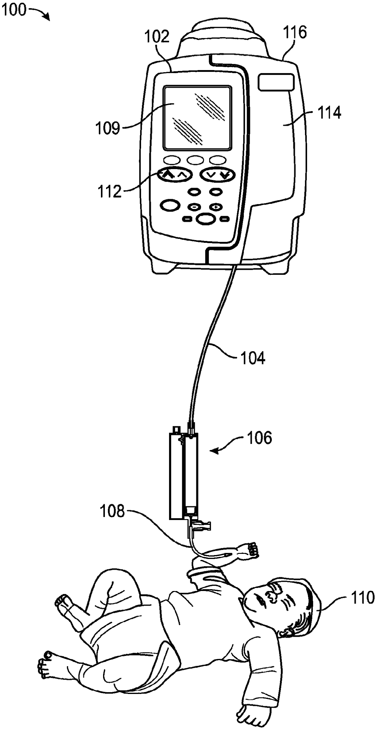 Intermittent infusion device