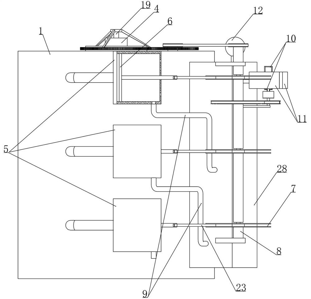 Teaching demonstration device for chemical industry