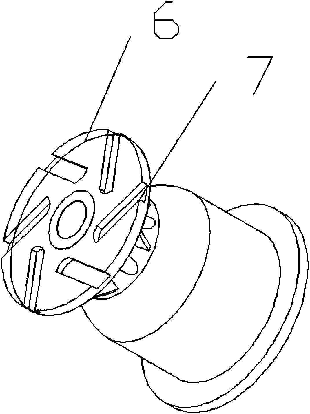 Blower inlet casing device for immersible pump