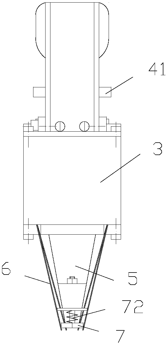 Resistance strain gauge pasting device