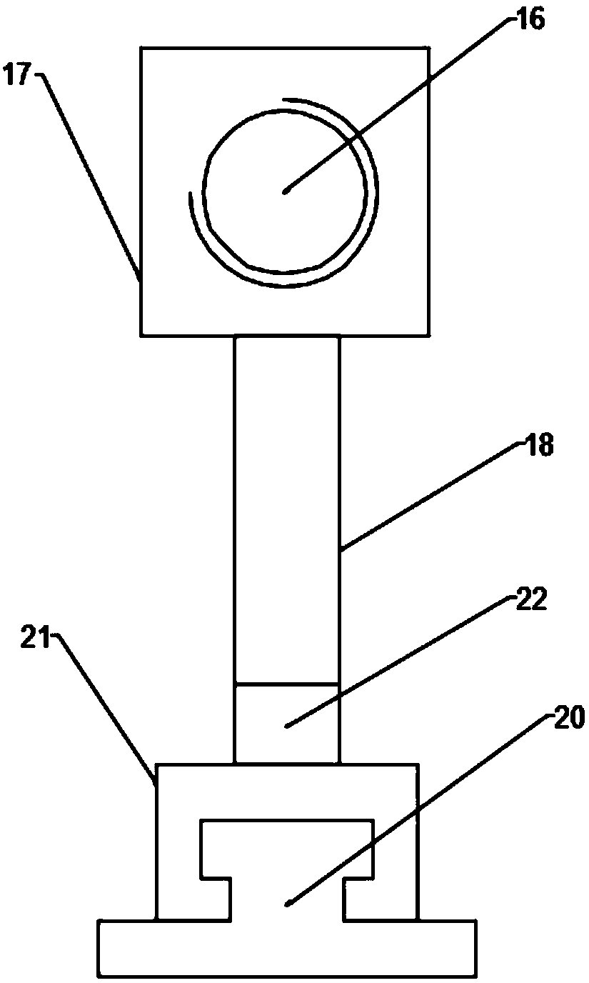 Extruding type stirring mixing device for coating material for architectural ornament