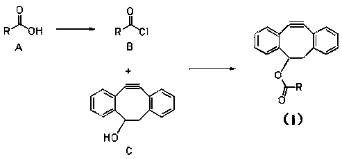 A dibenzocyclooctyne derivative and application thereof