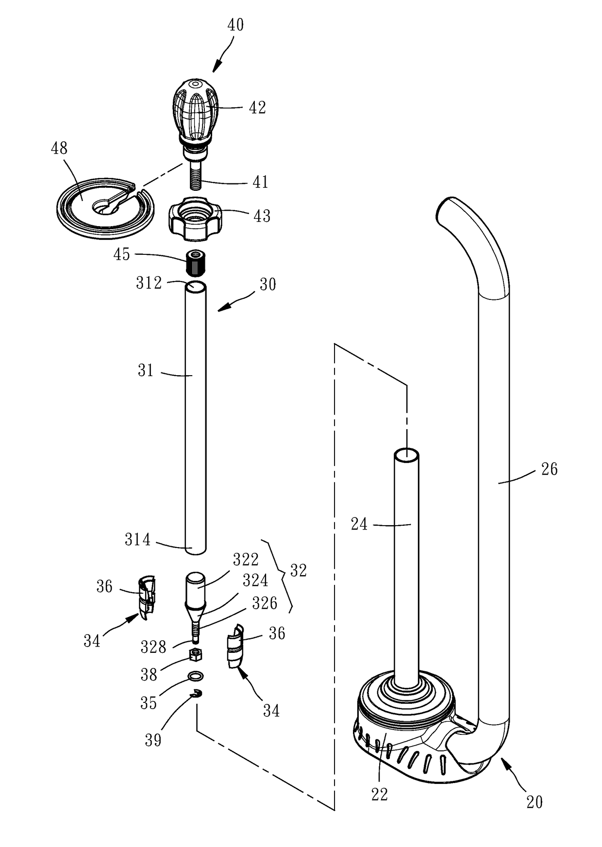 Length-adjustable film applicator